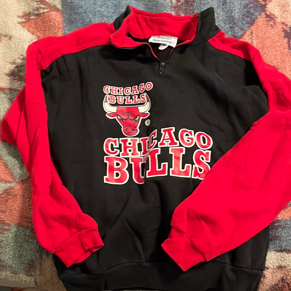 Vintage Chicago Bulls kids quarter zip